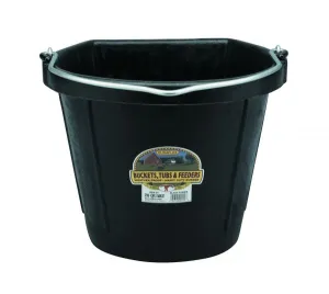 20-Qt Rubber Flat-Back Bucket