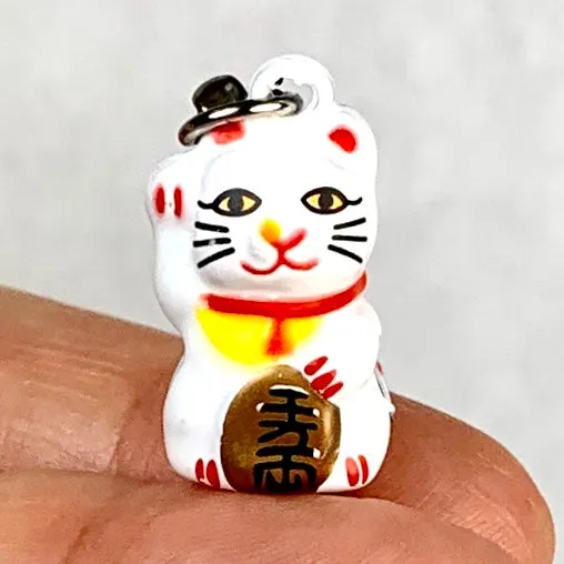 70607 WHITE MANEKI CAT BELL-10