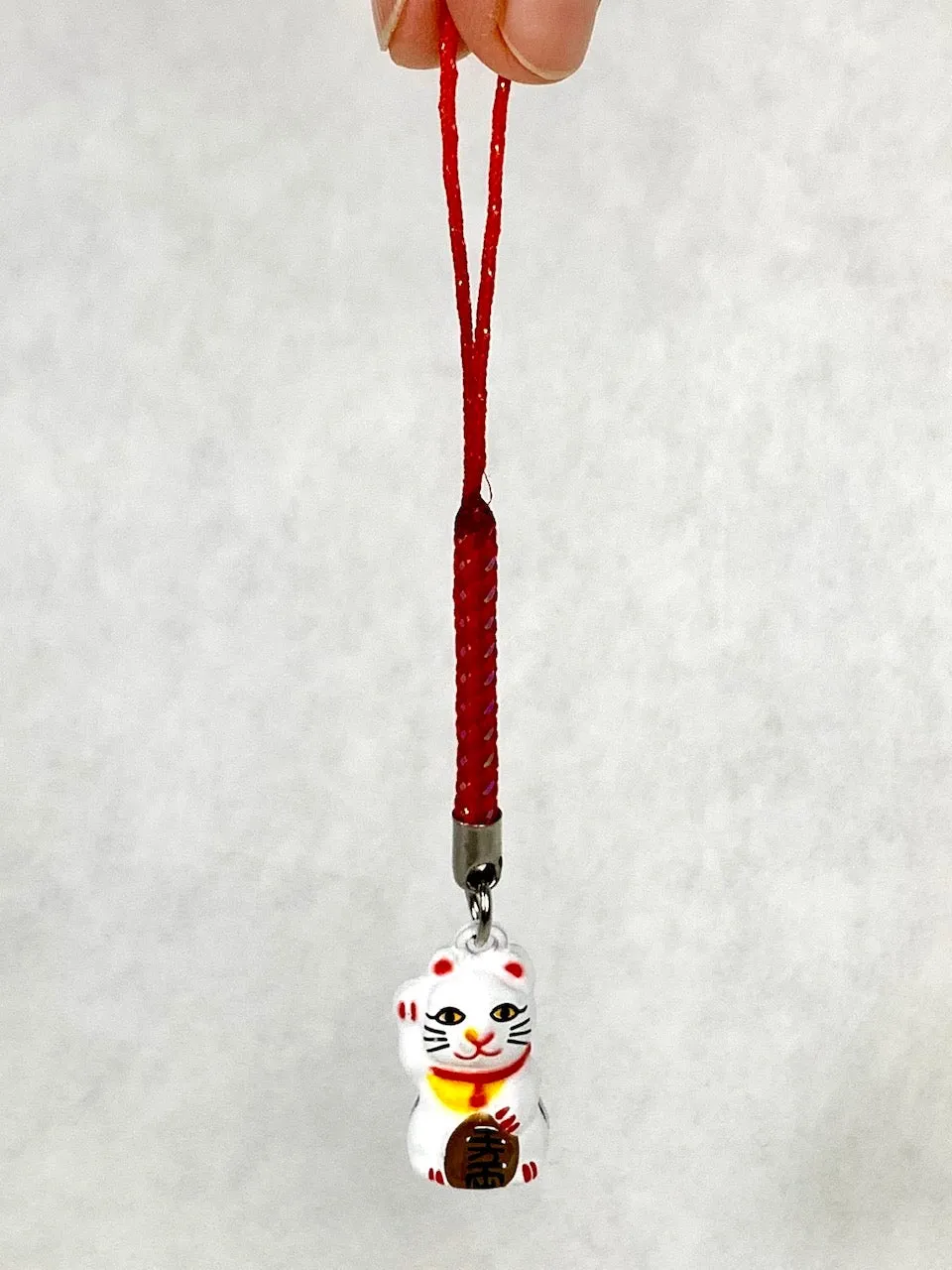 70607 WHITE MANEKI CAT BELL-10