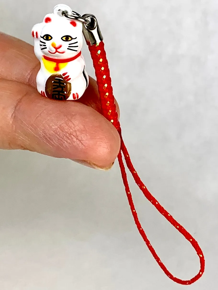 70607 WHITE MANEKI CAT BELL-10