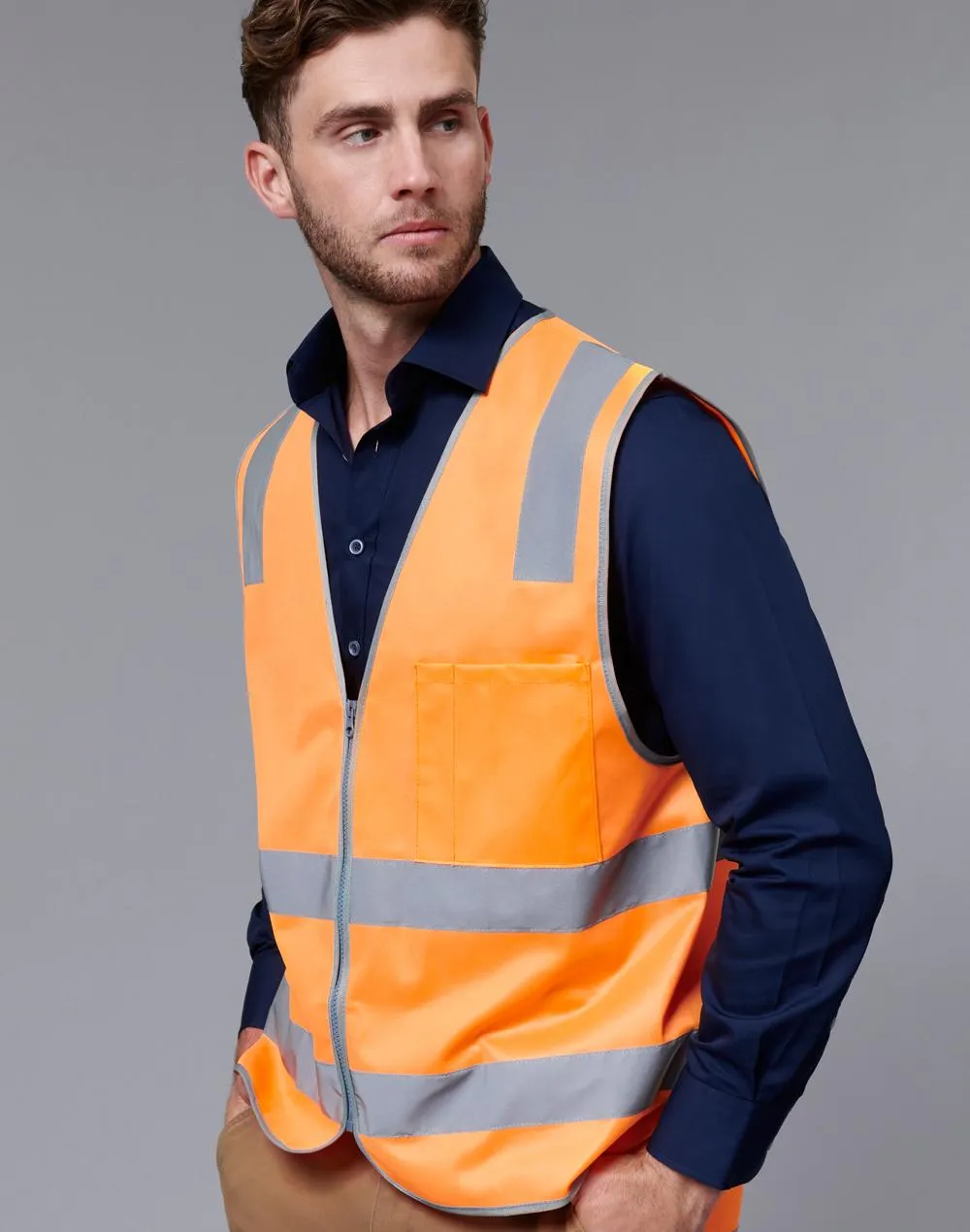 AIW- SW40 Vic Rail Hi Vis Safety Vest- Unisex