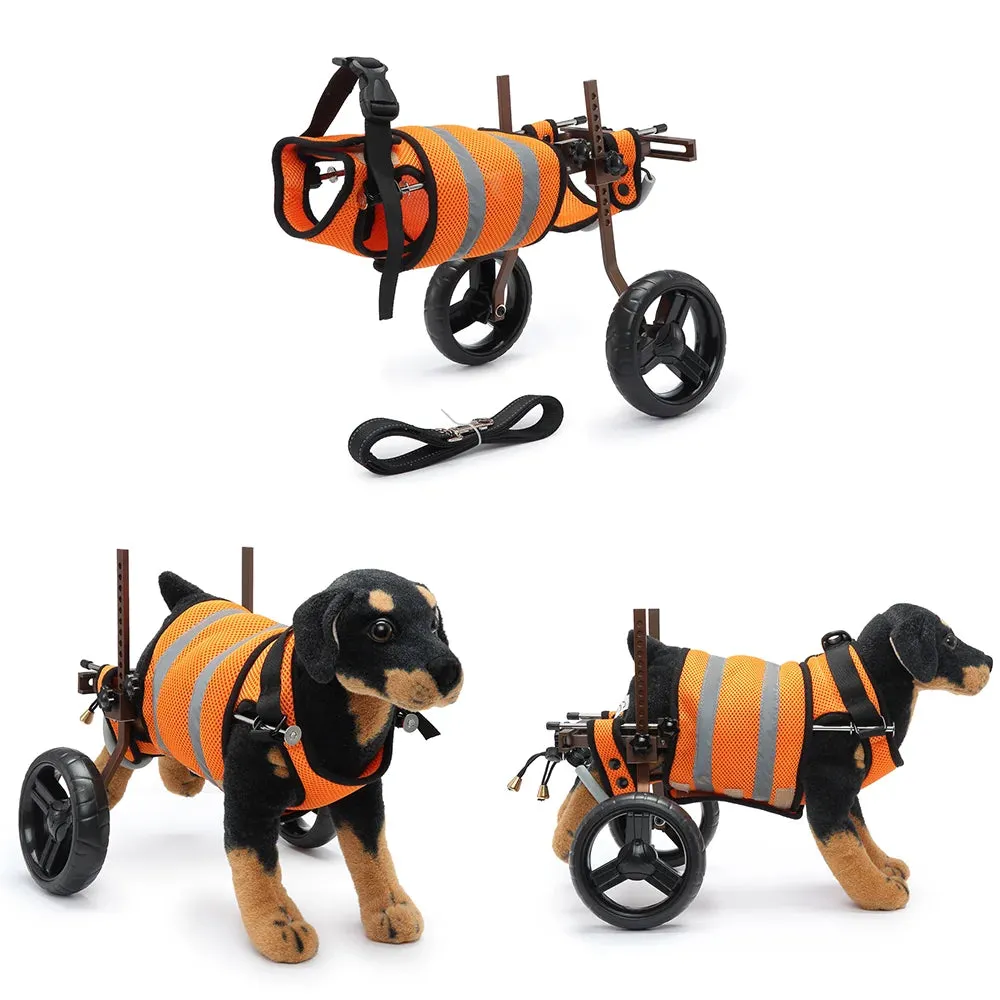 AnniePaw Adjustable Pet Wheelchair for Rehabilitation Walking Aid