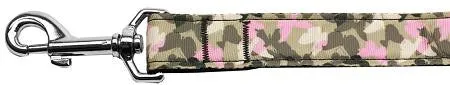 Camo Butterflies Nylon Dog Leash 6 Foot