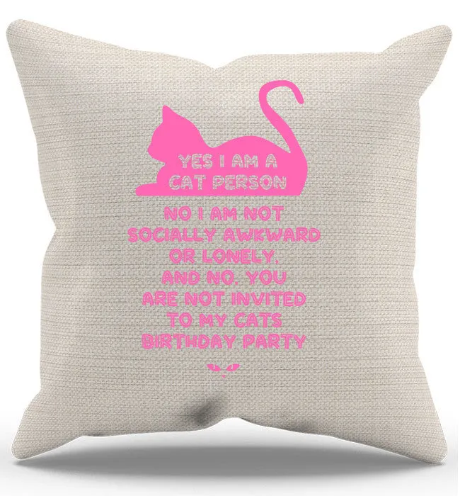 Cat Lady Pillow Case