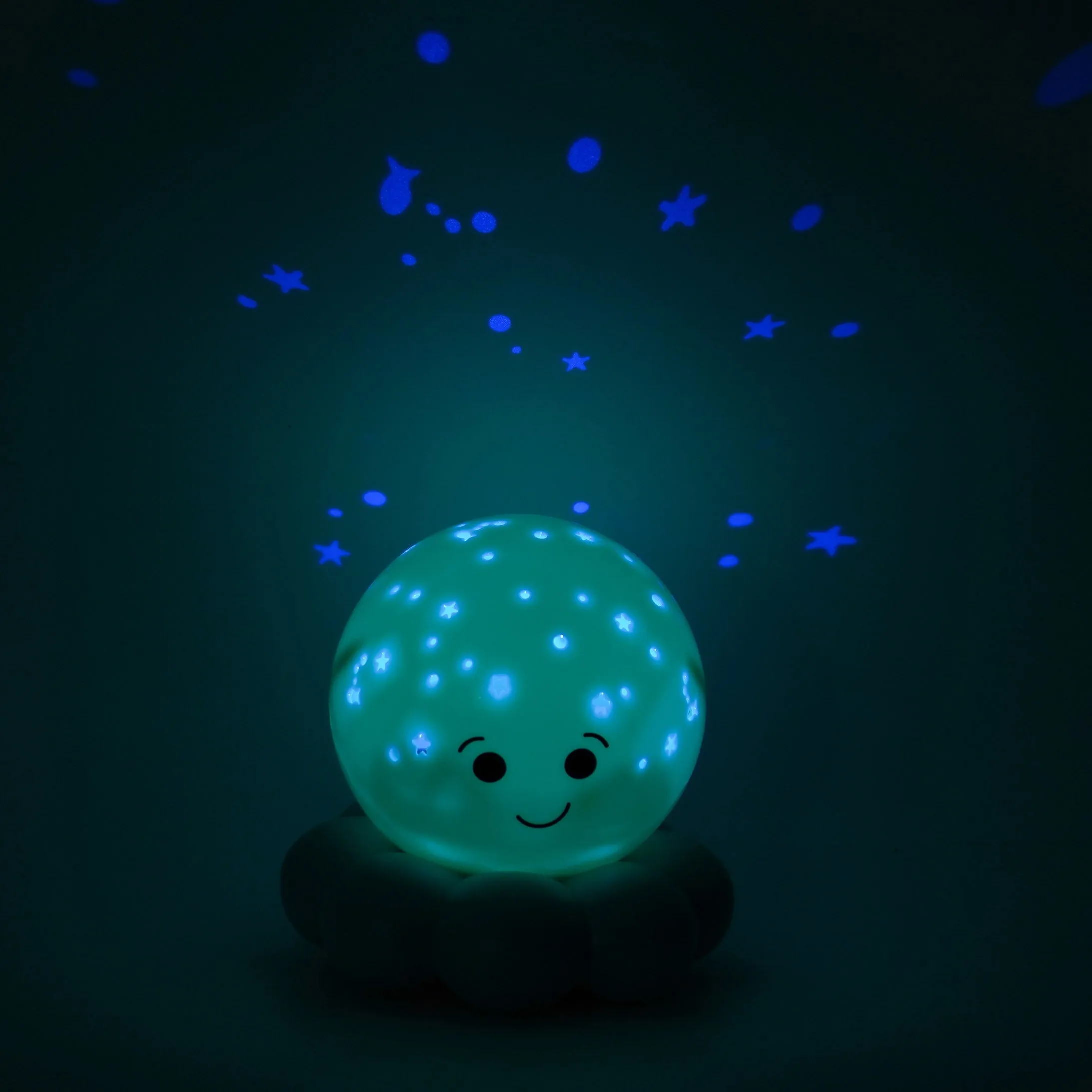 Cloud b -Twinkles To Go Octo | Blue Projecting Night Light