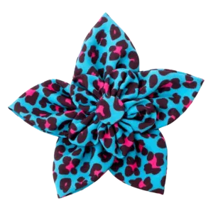 Collar Flower | Leopard Teal