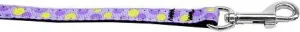 Confetti Dots Nylon Collar Lavender 3-8 wide 6ft Lsh