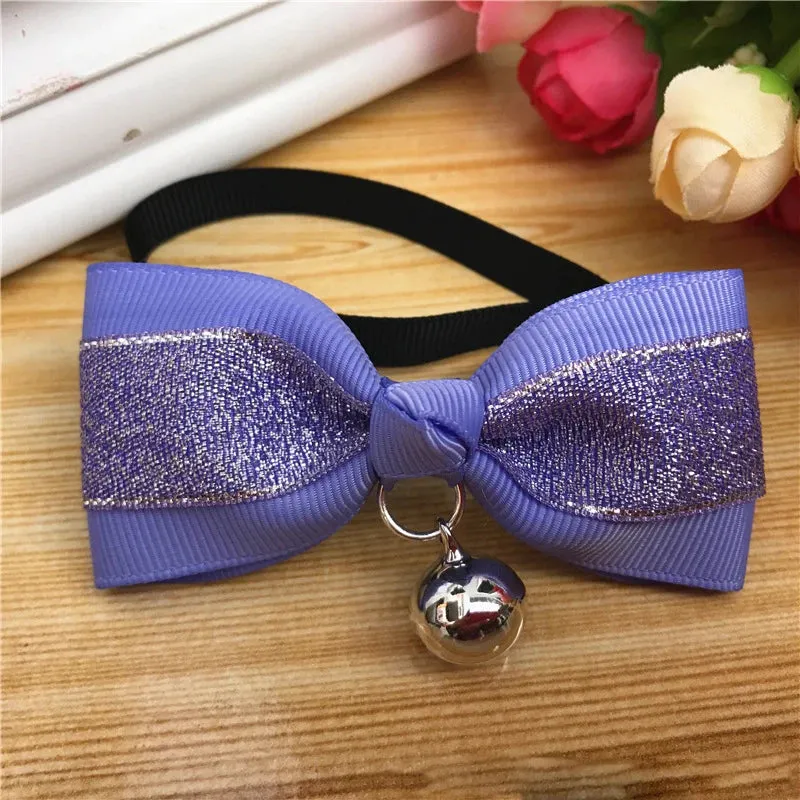 Cute Bow Tie for Dogs & Cats – Adjustable Summer Style Collar, Pet Accessories