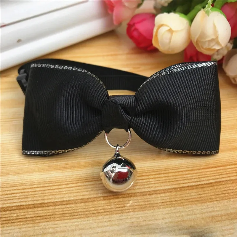 Cute Bow Tie for Dogs & Cats – Adjustable Summer Style Collar, Pet Accessories