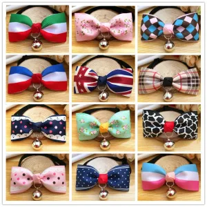 Cute Bow Tie for Dogs & Cats – Adjustable Summer Style Collar, Pet Accessories