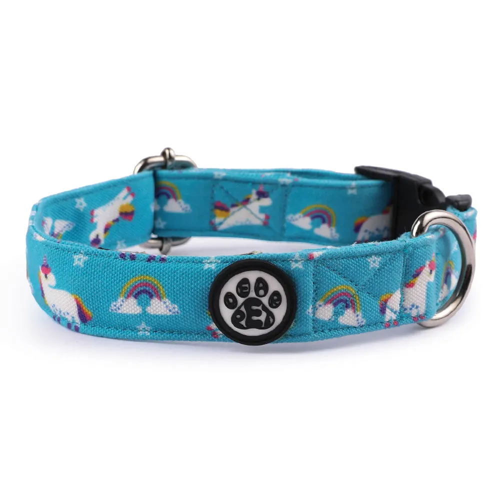 Dear Pet Majestic Unicorns Dog Collar & Leash Set