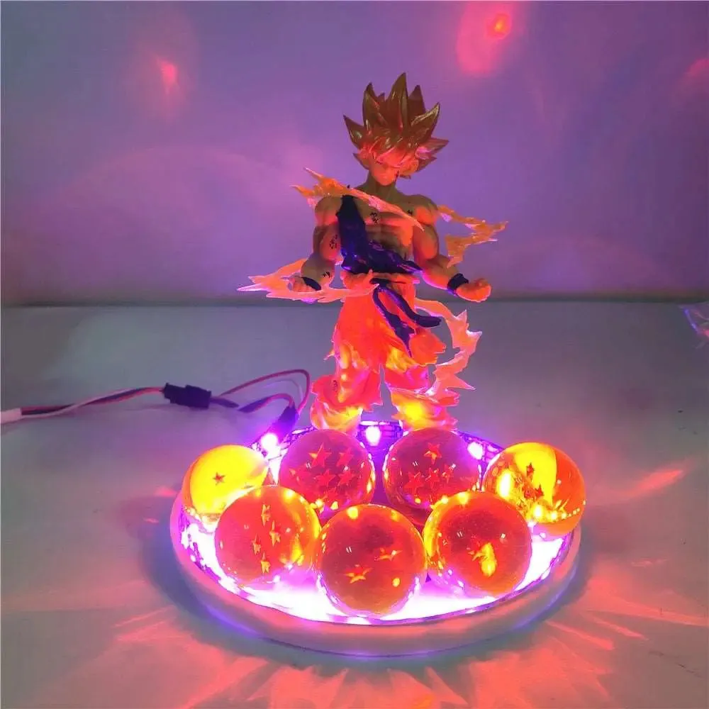 Dragon Ball Z Anime Figures Son Goku LED