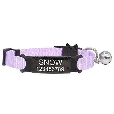 Engrave-Your-Name Cat Collar