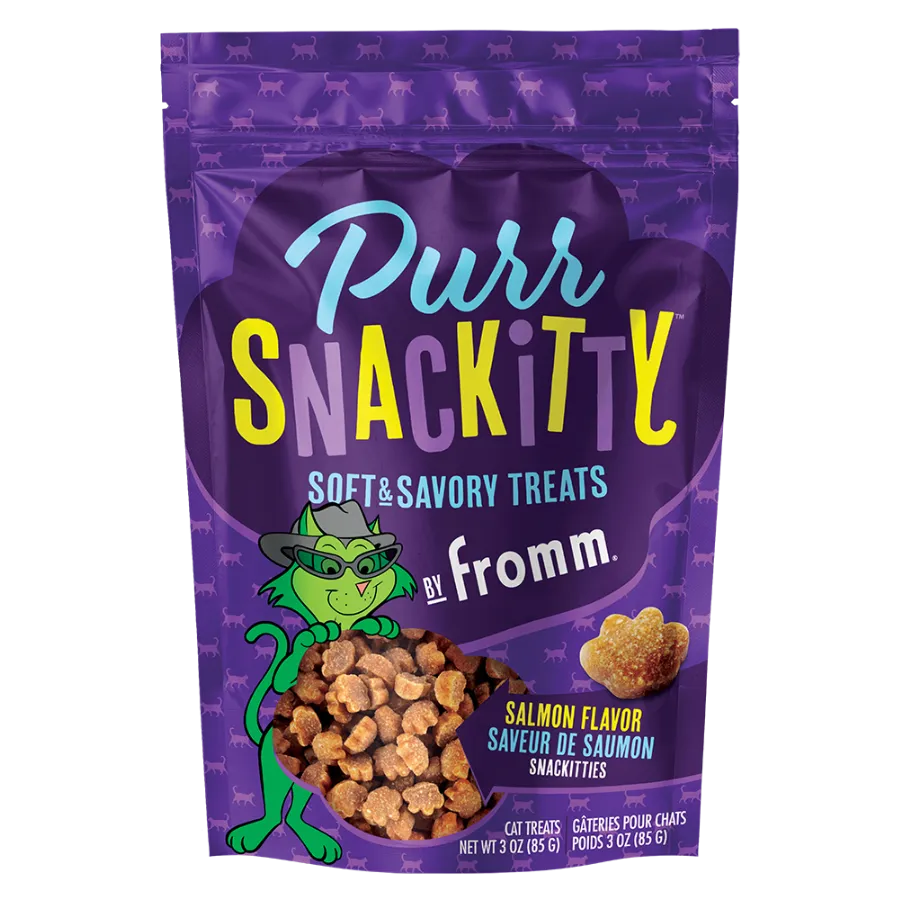 Fromm Purrsnackitty Salmon Soft Cat Treats 3 oz