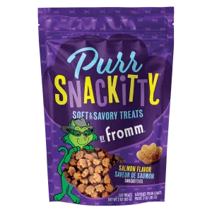 Fromm Purrsnackitty Salmon Soft Cat Treats 3 oz