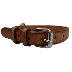 Furry Friend Leather Dog Collar