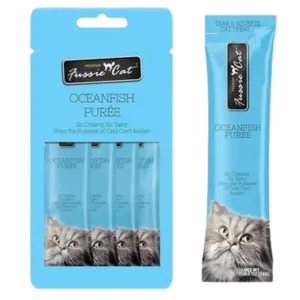 Fussie Cat Oceanfish Puree Cat Treats