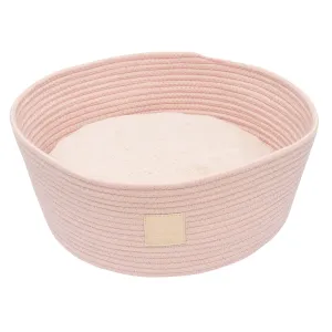 FuzzYard Life Rope Basket Cat Bed Soft Blush