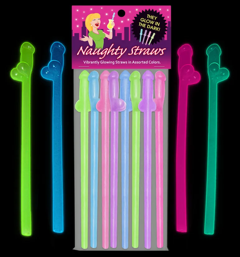 Glowing Naughty Straws