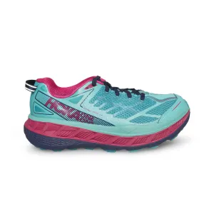 Hoka One One Stinson ATR 4 Ceramic / Tile Blue Running Shoes - Women's