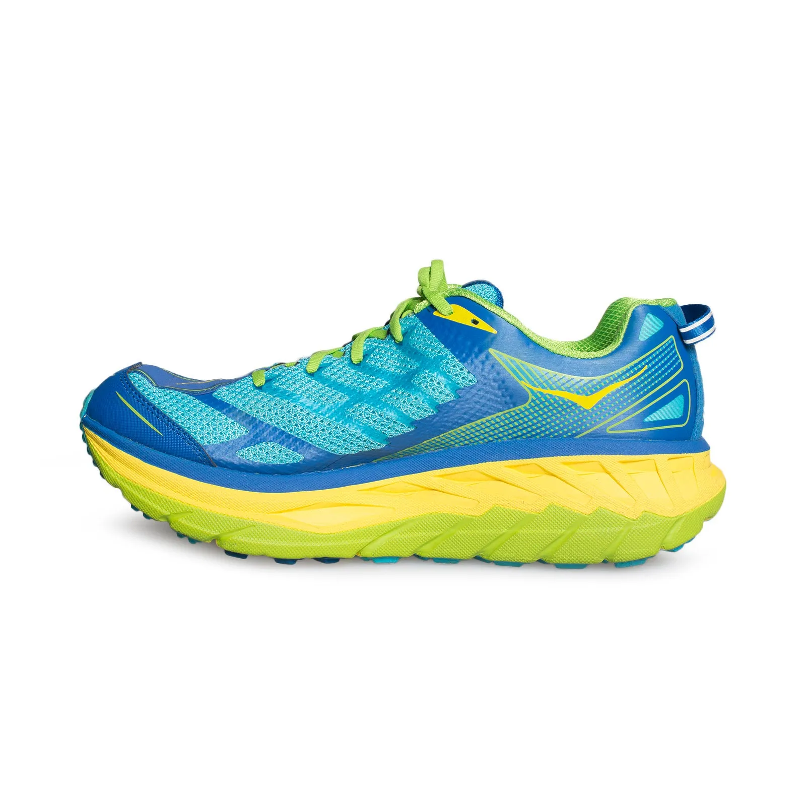 HOKA Stinson ATR 4 Blue Atoll / Blazing Yellow Running Shoes - Men's