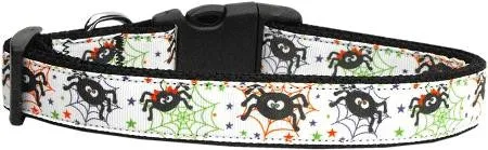 Itsy Bitsy Spiders Dog Collar Medium