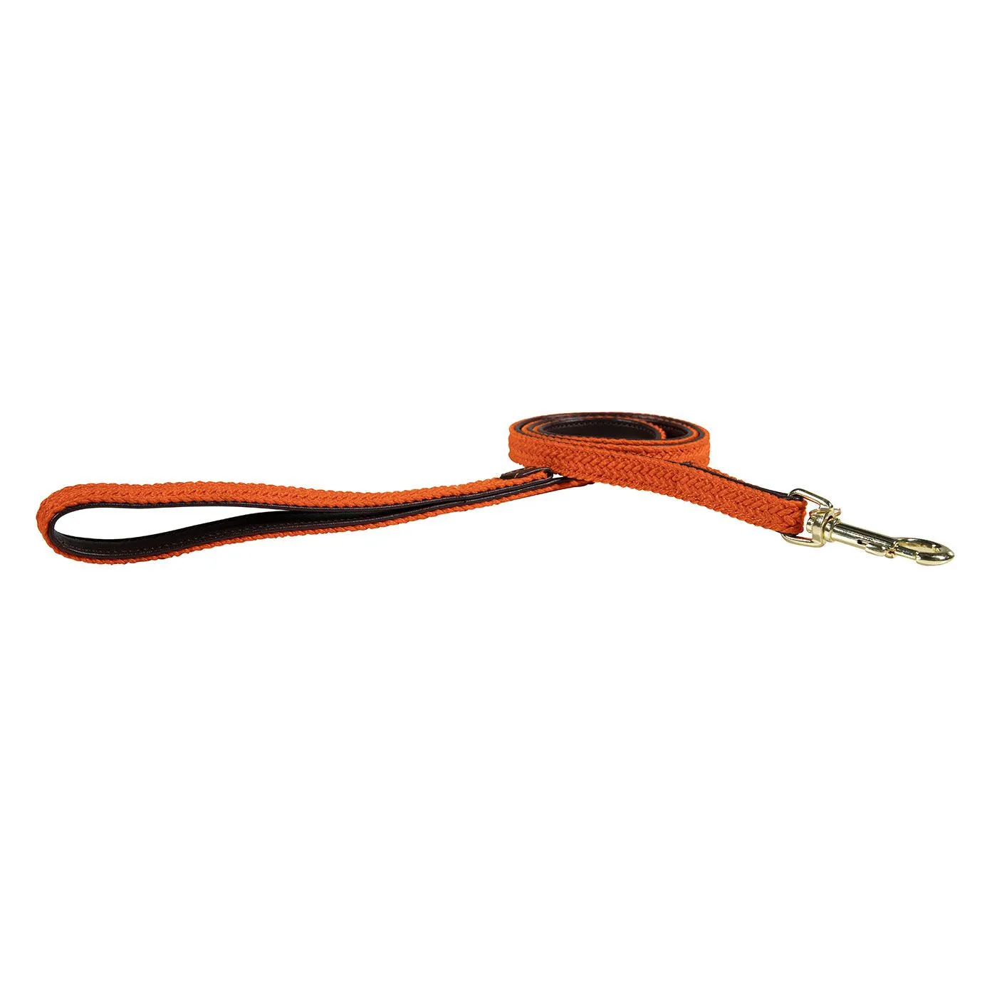 Kentucky Dogwear Plaited Nylon Dog Lead - Orange