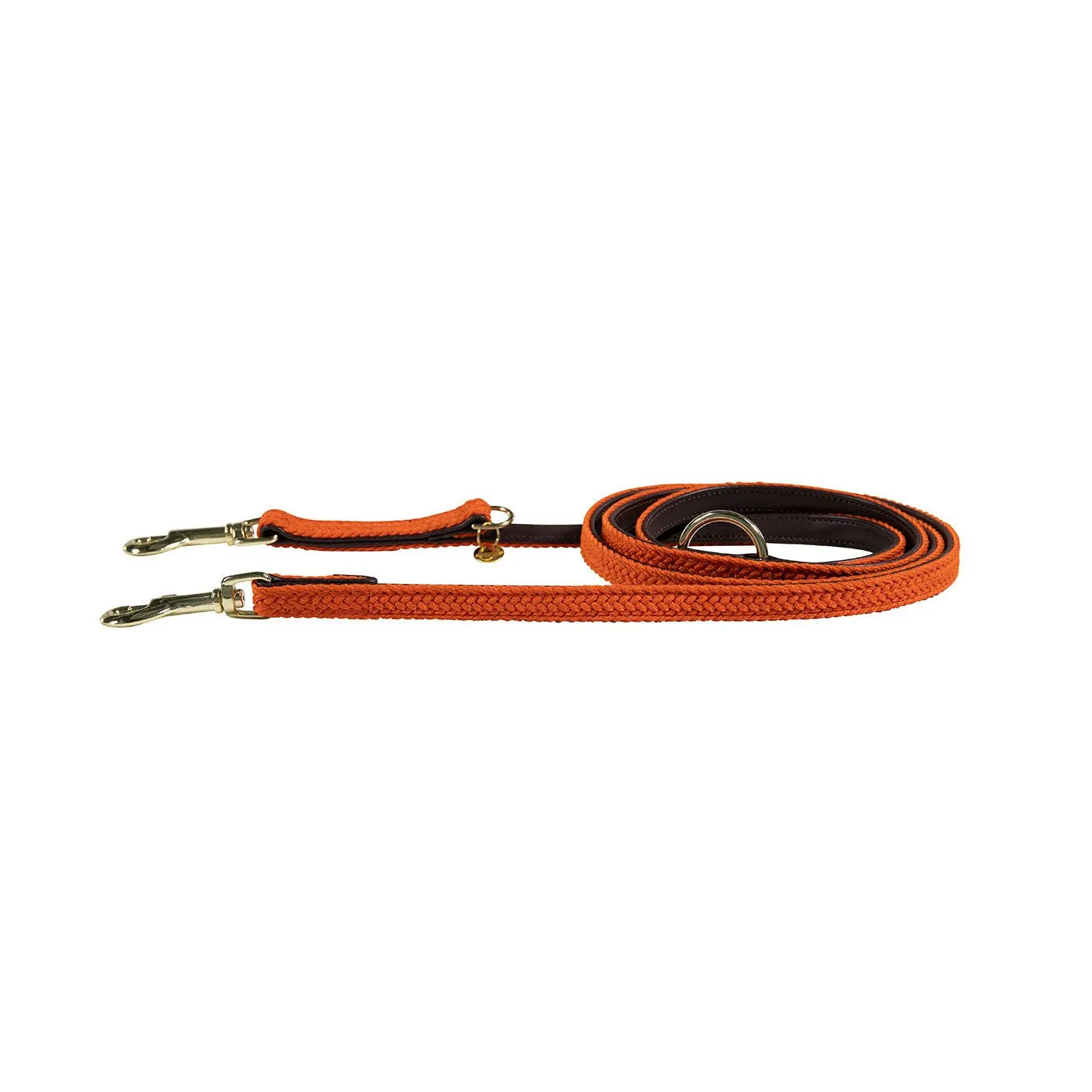 Kentucky Dogwear Plaited Nylon Dog Lead - Orange