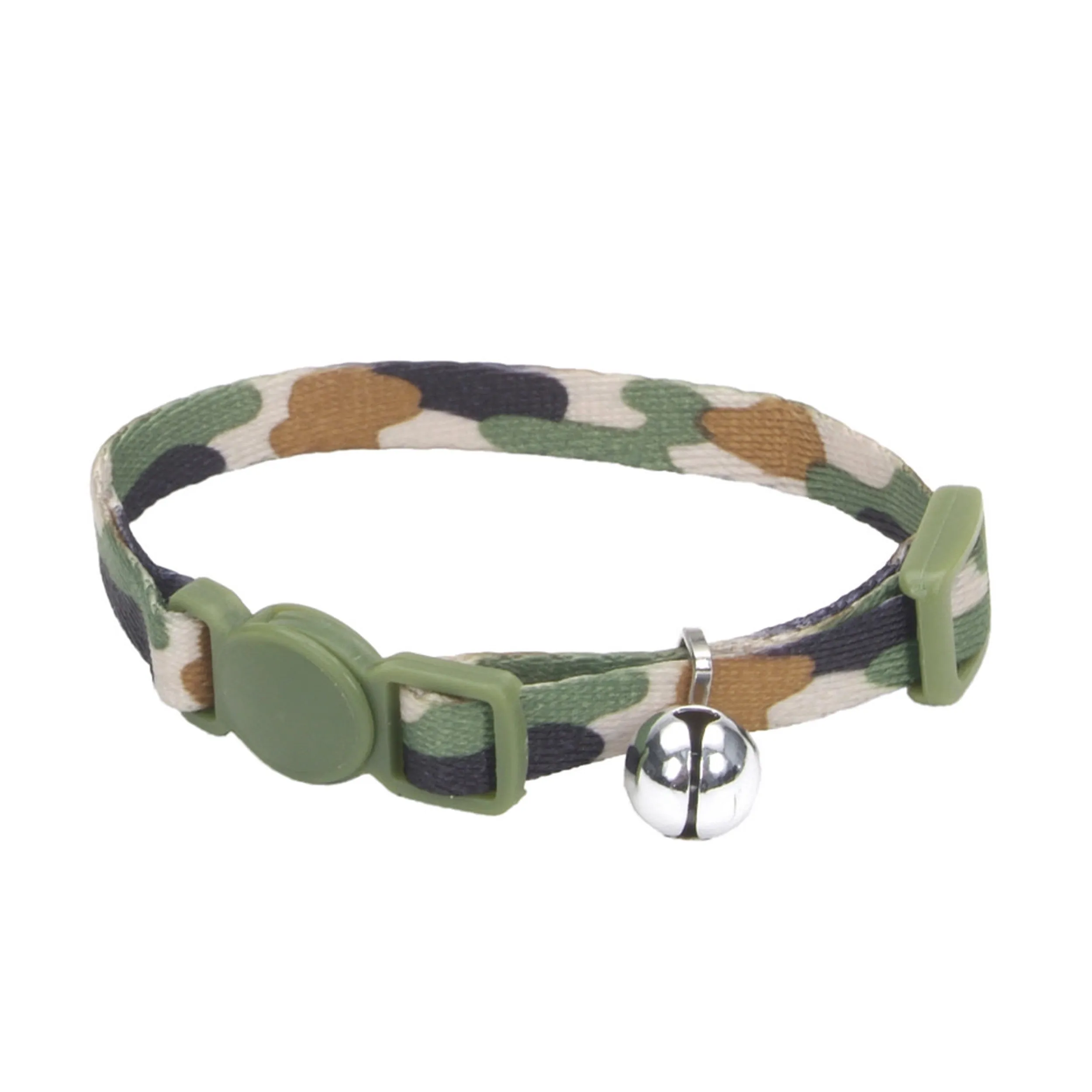 Li'l Pals 5/16" Adjustable Breakaway Kitten Collar - Camo