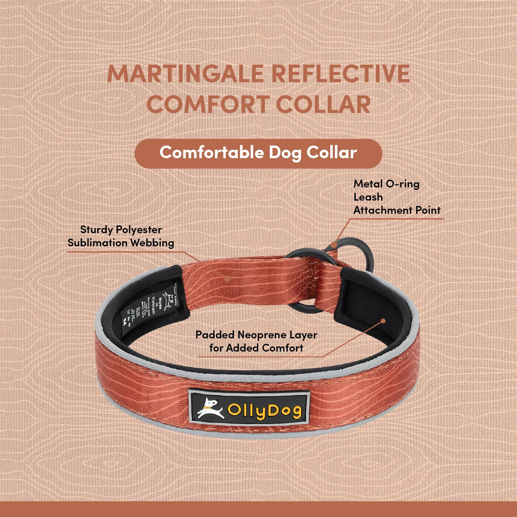 Martingale Reflective Comfort Collar | Comfortable Dog Collar