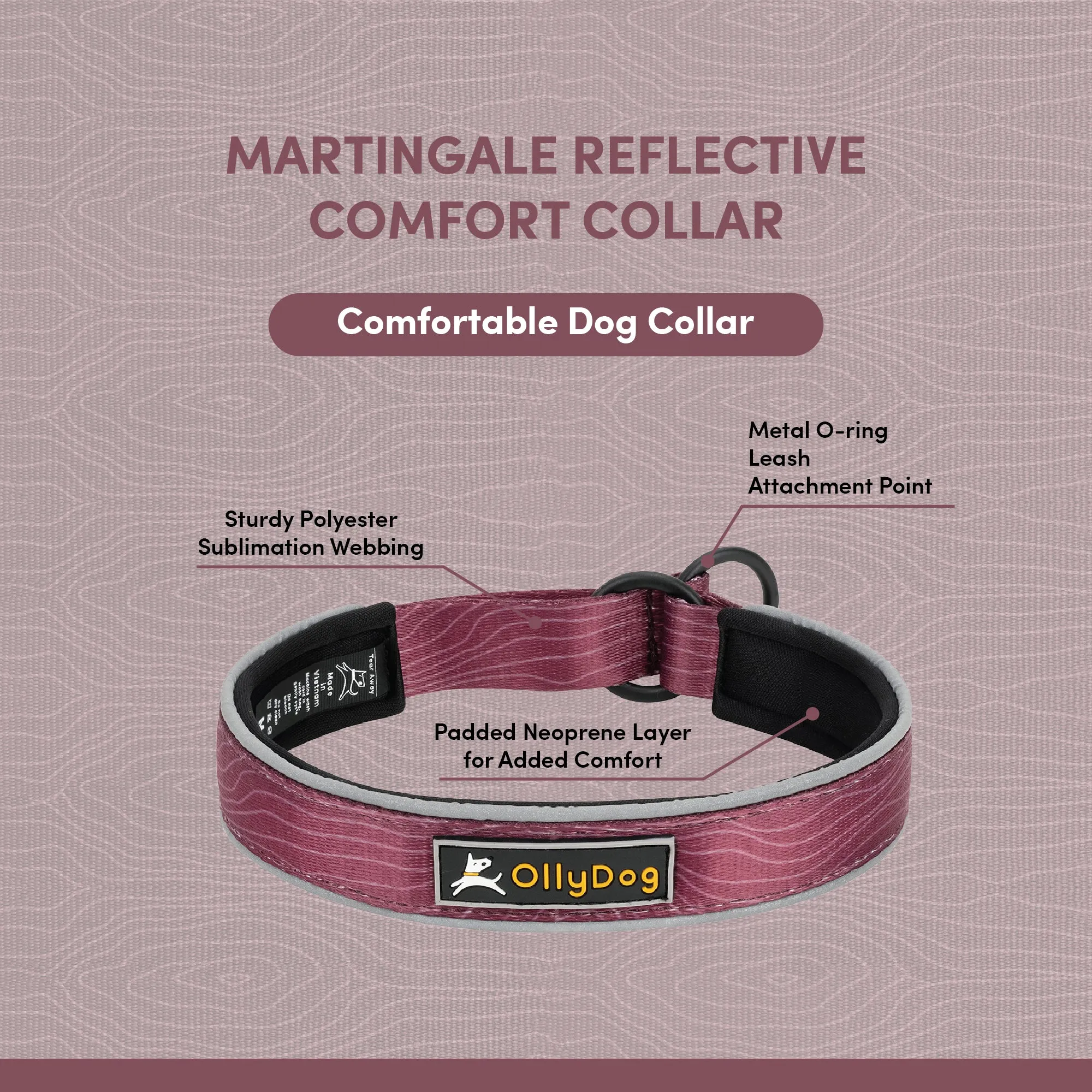 Martingale Reflective Comfort Collar | Comfortable Dog Collar