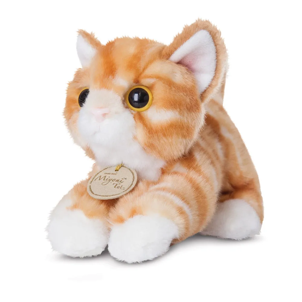 MiYoni Orange Tabby Cat Soft Toy