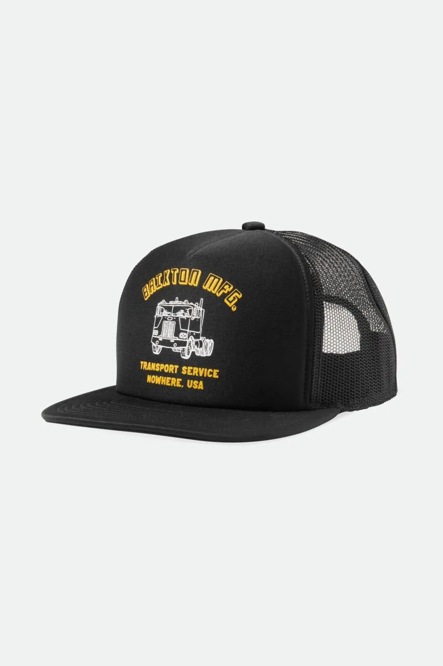 Nowhere Netplus HP Trucker Hat - Black/Black