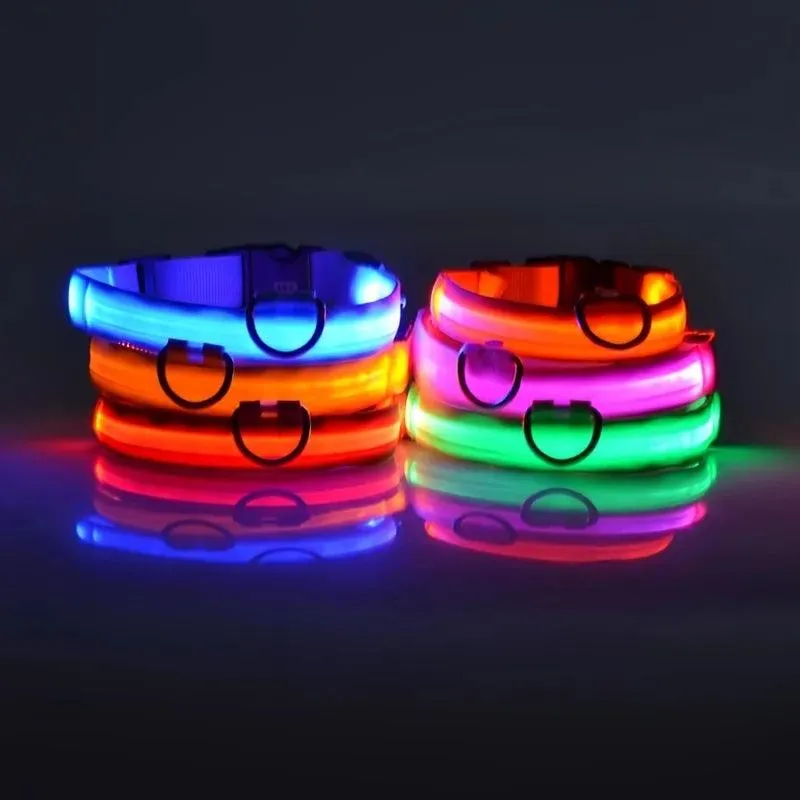 Nylon LED Dog Collar