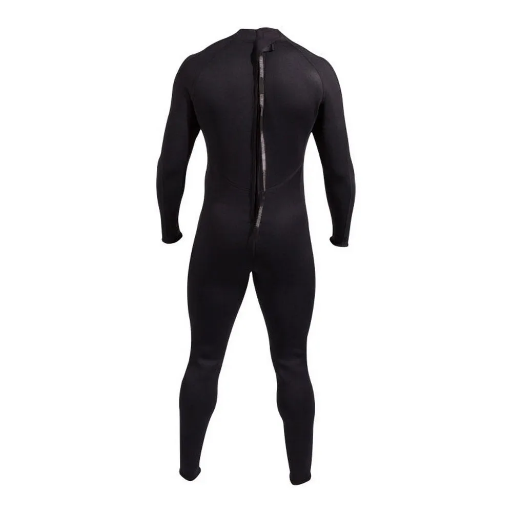 Open Box NeoSport 3/2mm Men’s Neoprene Backzip Jumpsuits-Black-XX-Large