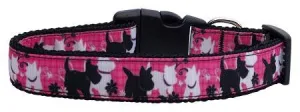 Plaid Pups Nylon Ribbon Collars Large