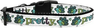 Pretty as a Peacock Dog Collar Medium