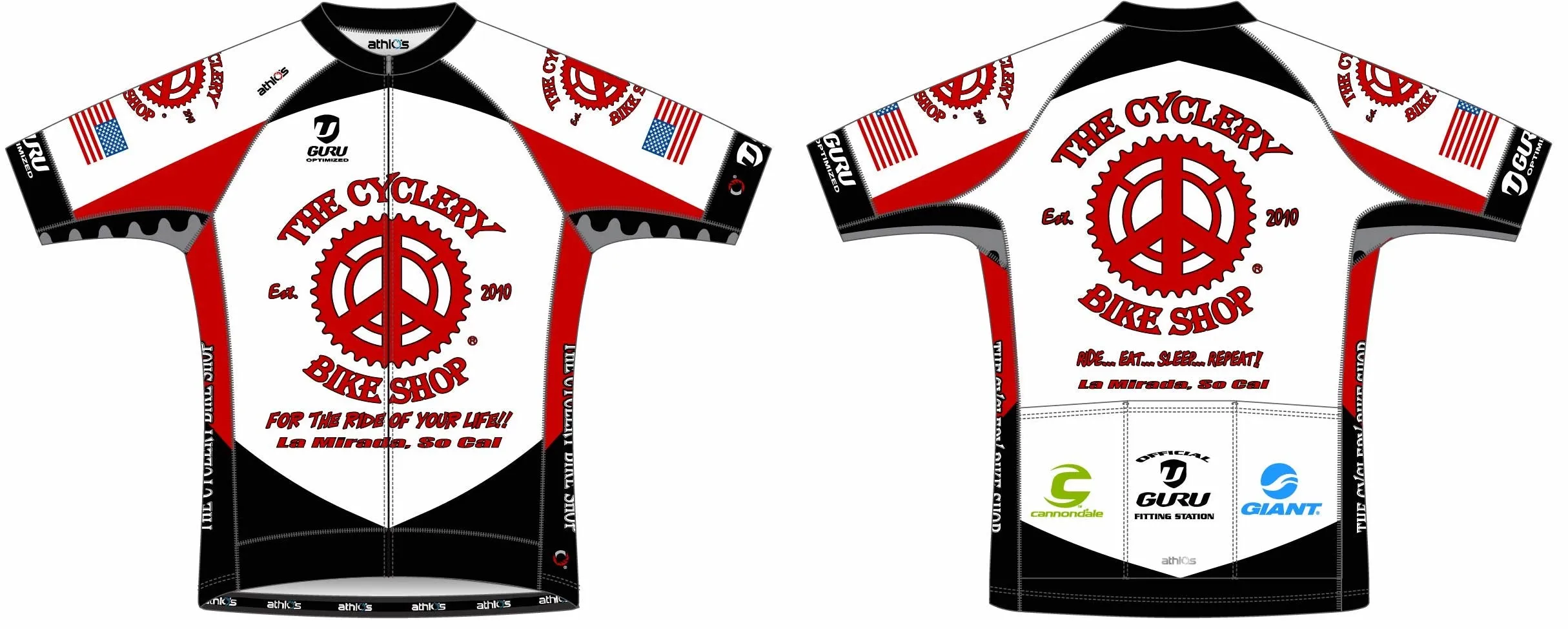 Red Breakaway Volta Jersey Women's - The Cyclery Bike Shop