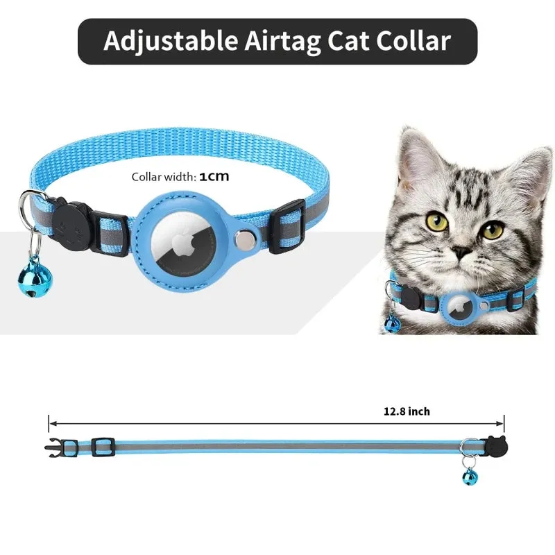 Reflective Airtag Collar for Cats