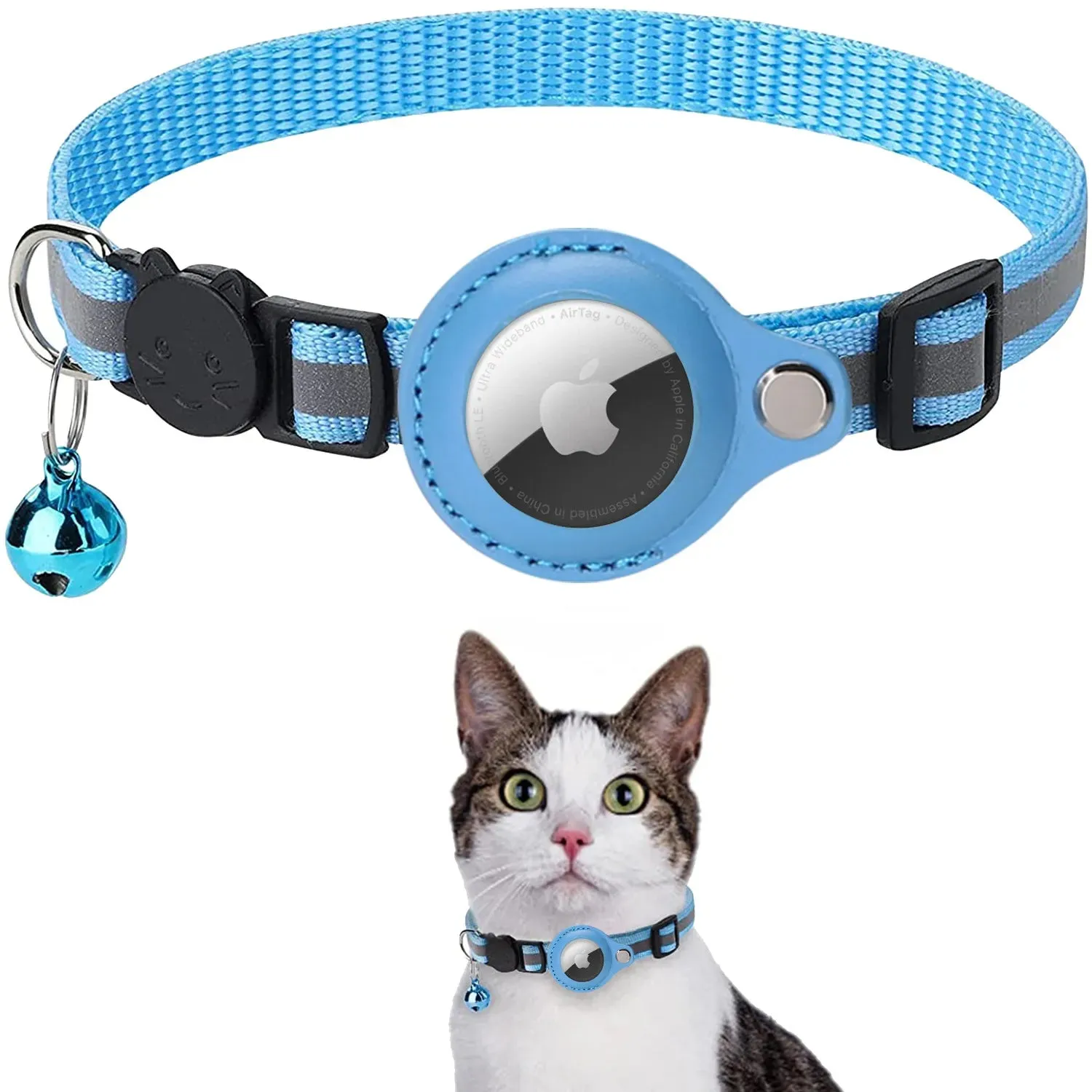 Reflective Airtag Collar for Cats