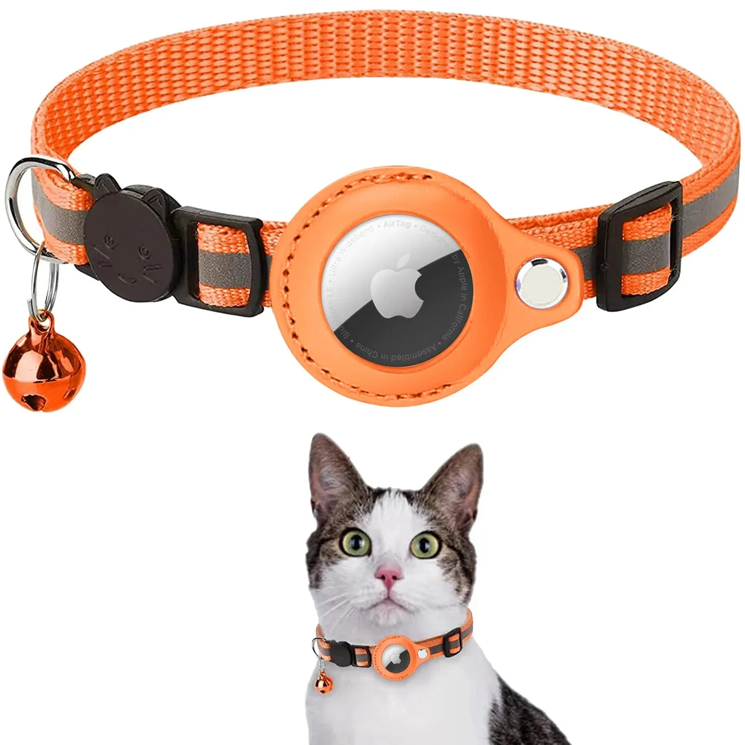 Reflective Airtag Collar for Cats