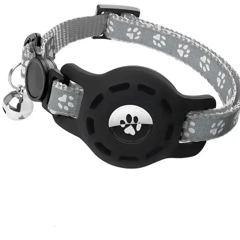 Reflective Cat Collar with Locator & Safety Buckle