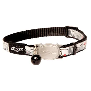 Rogz ReflectoCat Safeloc Small Cat Collar Black