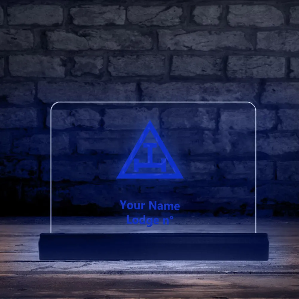 Royal Arch Chapter LED Sign - 3D Glowing light