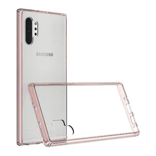 SaharaCase - Crystal Clear Case - Samsung Galaxy Note 10 Plus (2019) - Clear Rose Gold