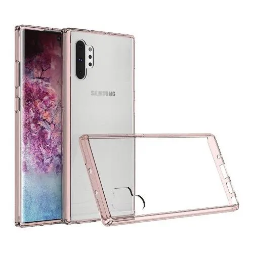 SaharaCase - Crystal Clear Case - Samsung Galaxy Note 10 Plus (2019) - Clear Rose Gold