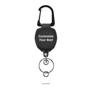 SIDEKICK® Retractable Keychain & Badge Reel with Custom Logo Printing