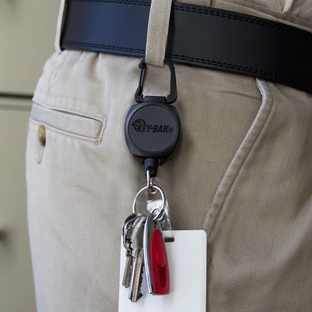 SIDEKICK® Retractable Keychain & Badge Reel with Custom Logo Printing