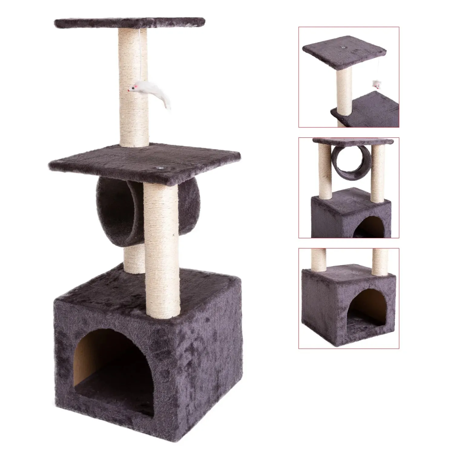 Sisal Rope Plush Cat Climbing Tower