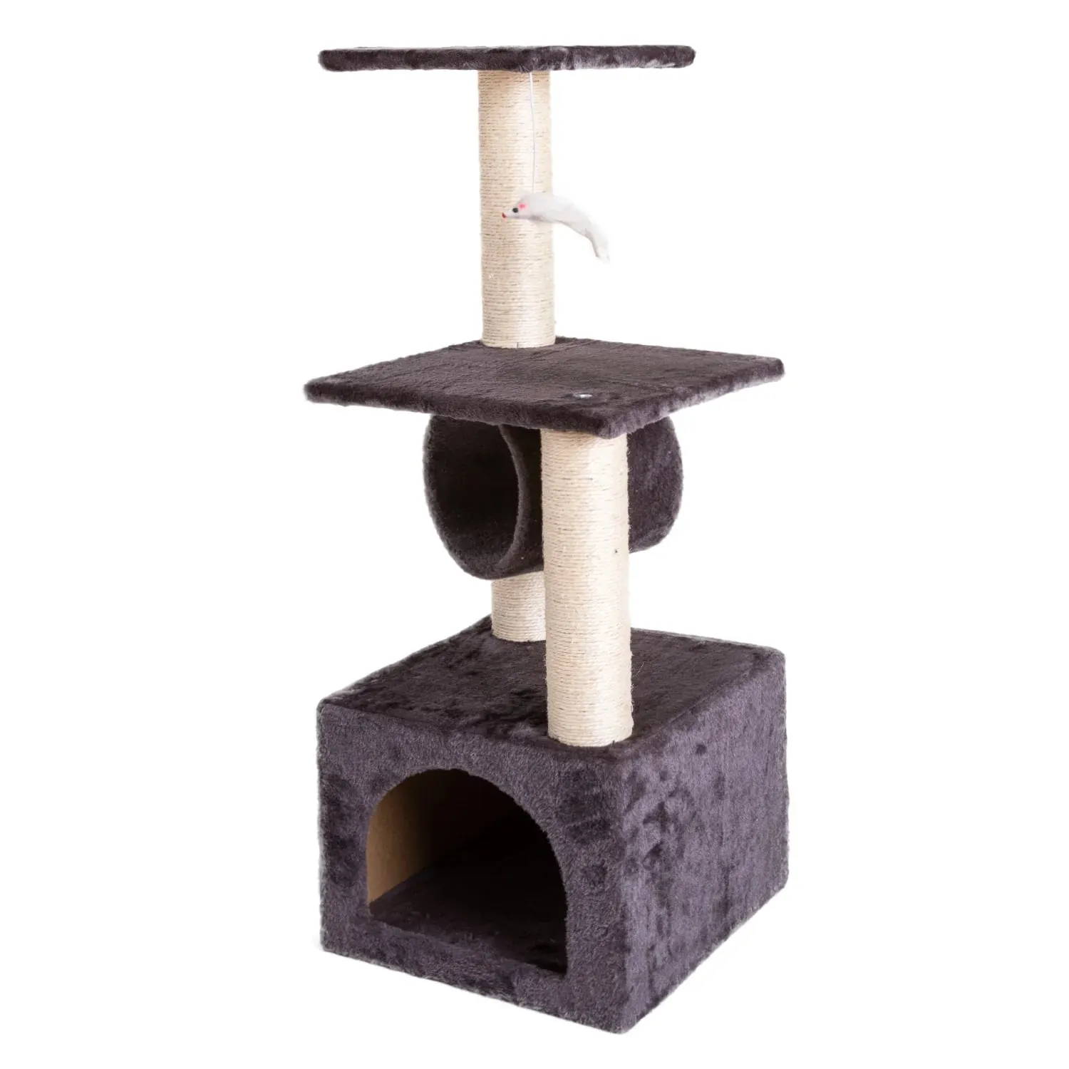 Sisal Rope Plush Cat Climbing Tower